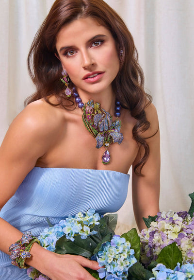 HEIDI DAUS®"Early Bloomer" Crystal Flower Bracelet