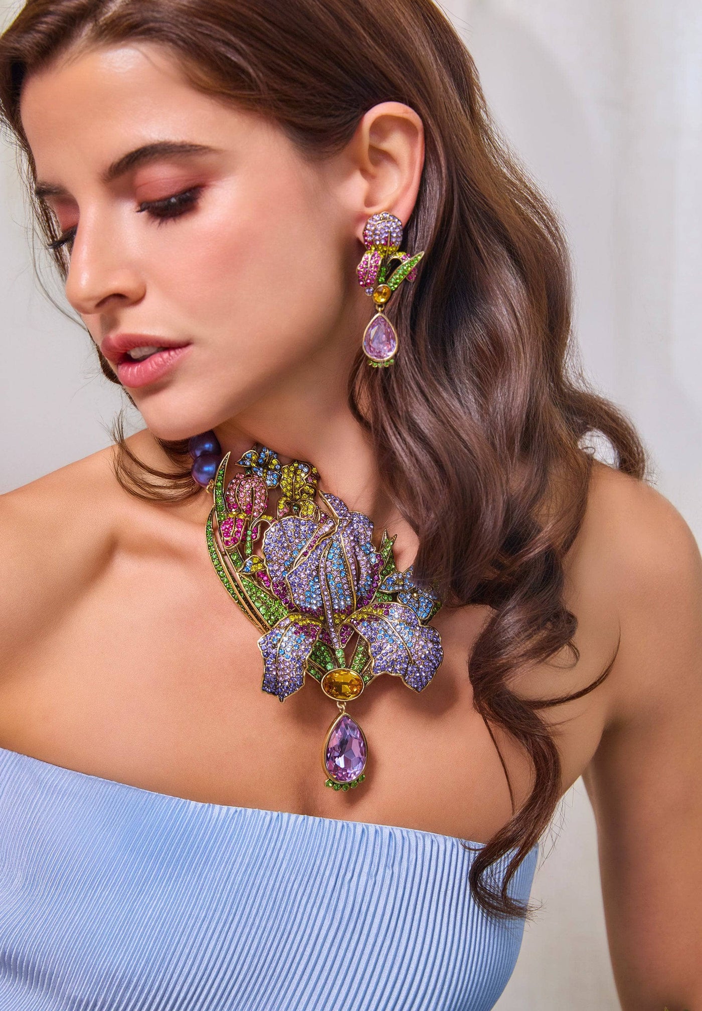 HEIDI DAUS®"Early Bloomer" Crystal Flower Dangle Earrings