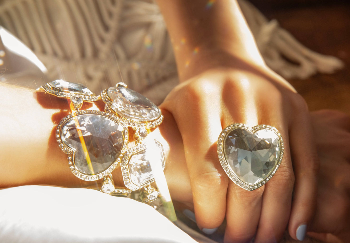 Heidi Daus®"Lovely L'Amore" Crystal Heart Ring