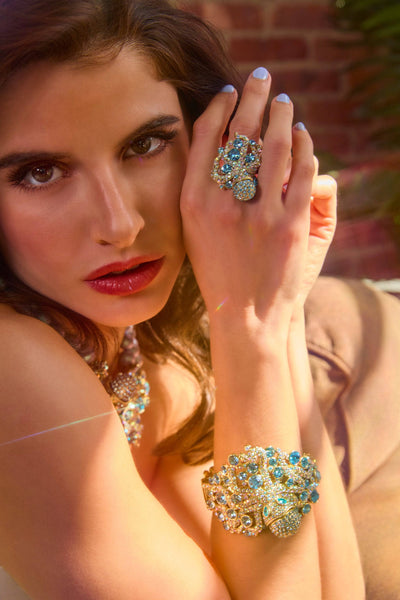 HEIDI DAUS®"Guardian Of The Deep" Crystal Octopus Ring