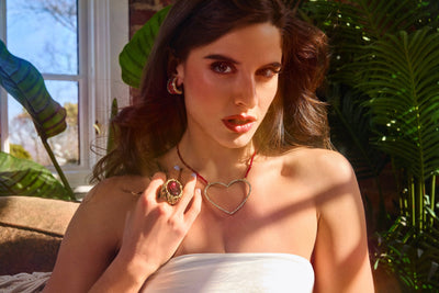 Heidi Daus®"Delicate Delight" Beaded Crystal Heart Necklace