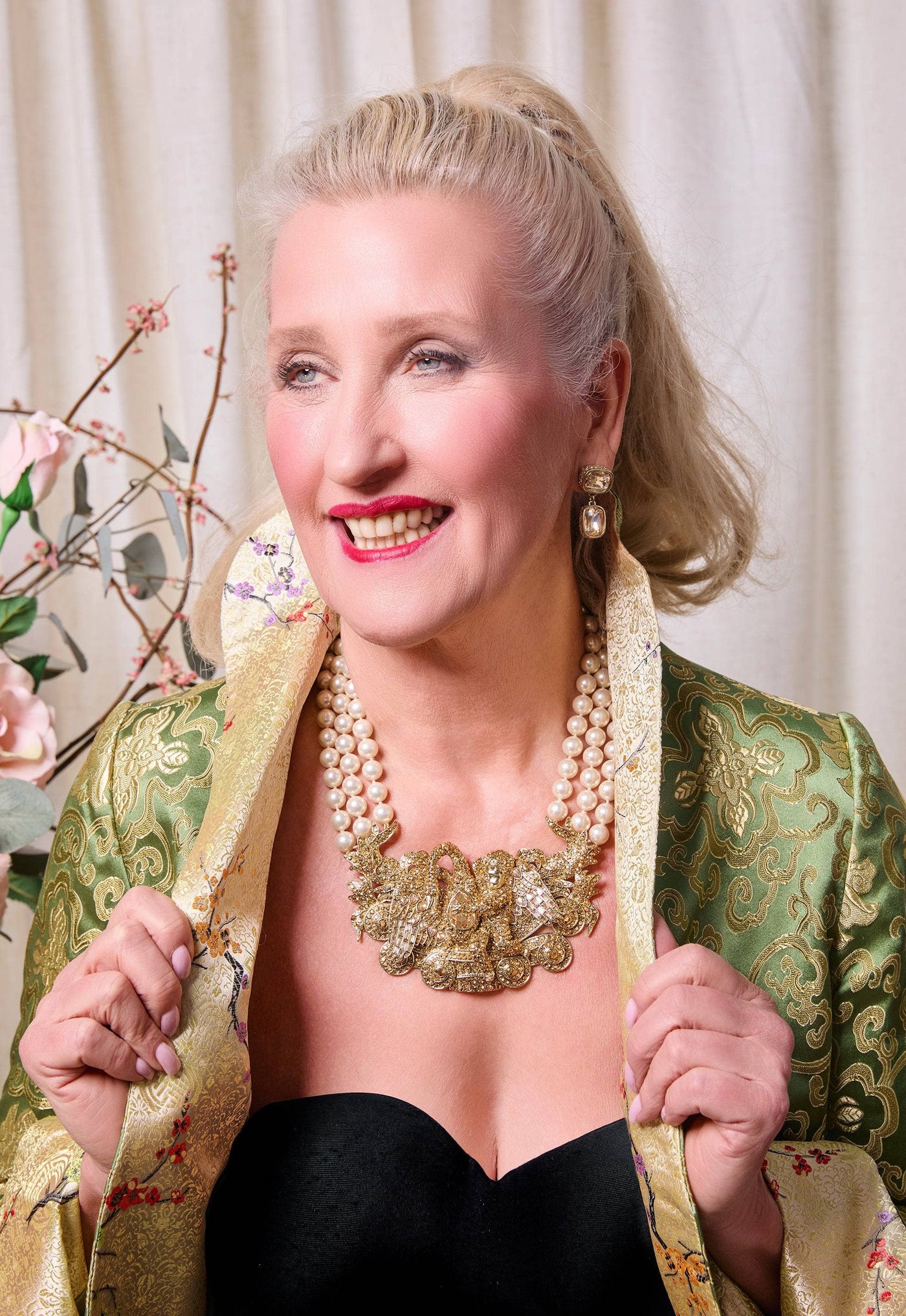 Heidi Daus®"Grace & Beauty" Beaded Crystal Statement Necklace
