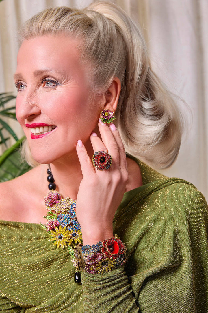 Wildflower Garden Beaded Crystal Collection of Heidi Daus