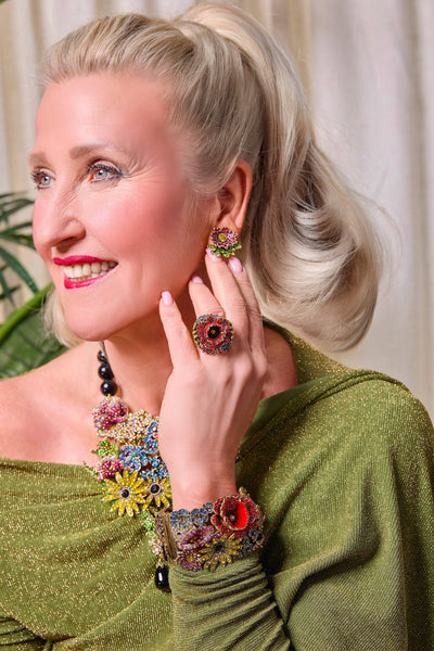 Wildflower Garden Beaded Crystal Collection of Heidi Daus