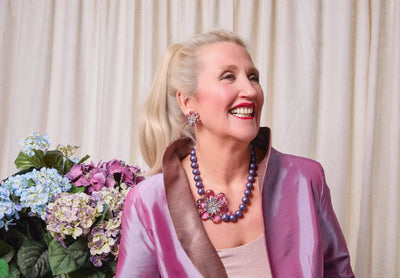 HEIDI DAUS®"La Dolce Vita" Beaded Crystal Floral Necklace