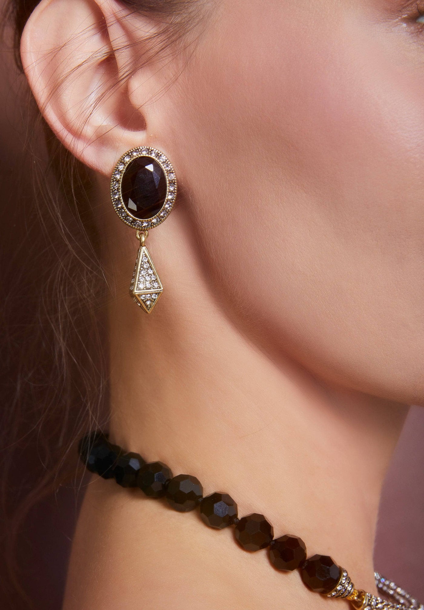 HEIDI DAUS®"Queen Of The Jungle" Crystal Drop Earrings