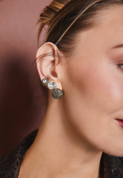 HEIDI DAUS®"What A Stud II" Crystal Button Earring Set