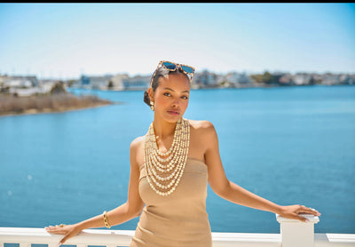 Heidi Daus® "Plaza Chic"  Multi Strand Statement Necklace