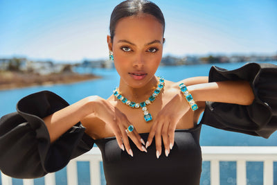 Heidi Daus® "The Golden Age" Crystal Deco Earrings