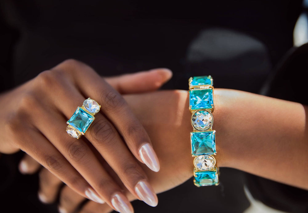 Heidi Daus® "The Golden Age" Crystal Deco Ring HEIDI DAUS®