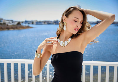 HEIDI DAUS®"Studio 68" Beaded Crystal & Enamel Necklace