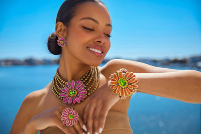 Heidi Daus®"Gerber Daisy Crazy" Crystal Floral Ring