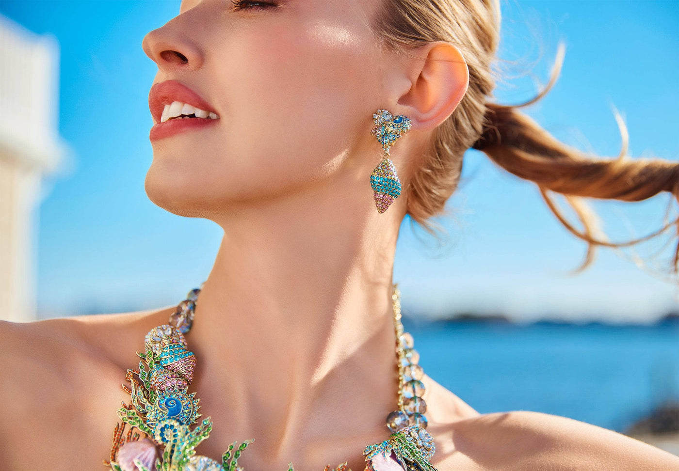 HEIDI DAUS® "Ocean View" Crystal Dangle Earrings