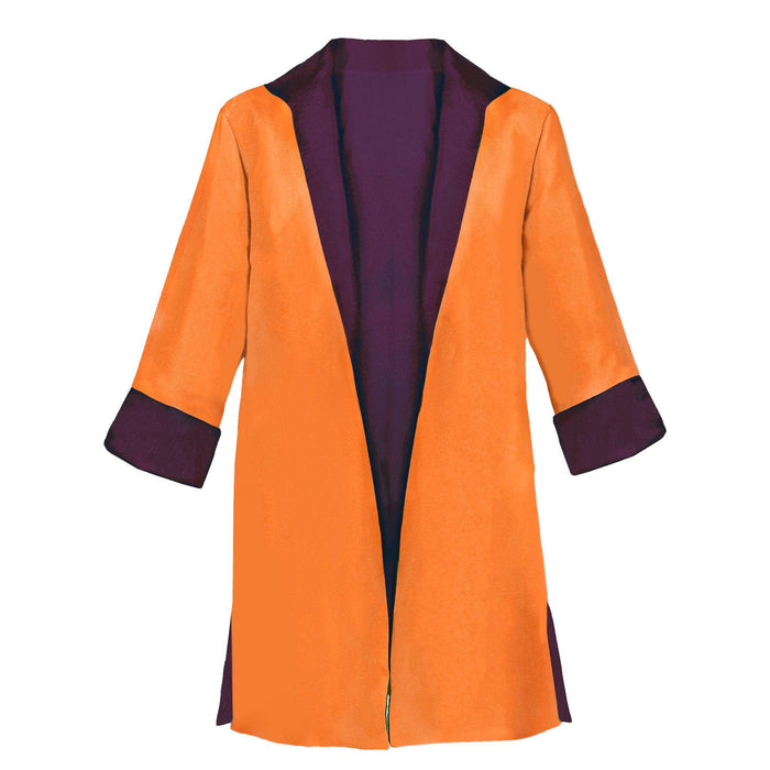 HEIDI DAUS® "Elegant Solution" Autumn Color Long Reversible Jacket