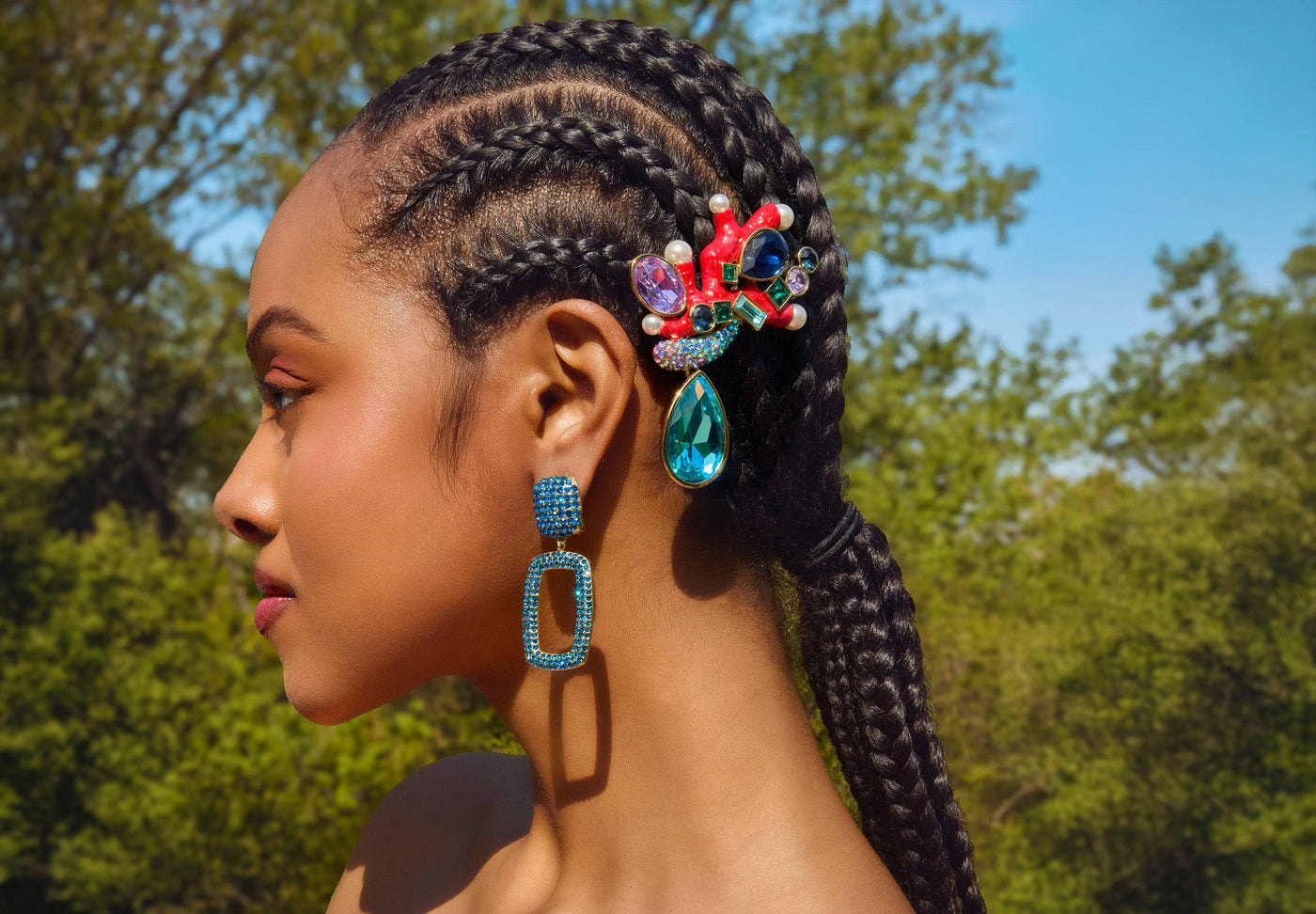 HEIDI DAUS® "O.K. Coral" Crystal & Enamel Coral Pin