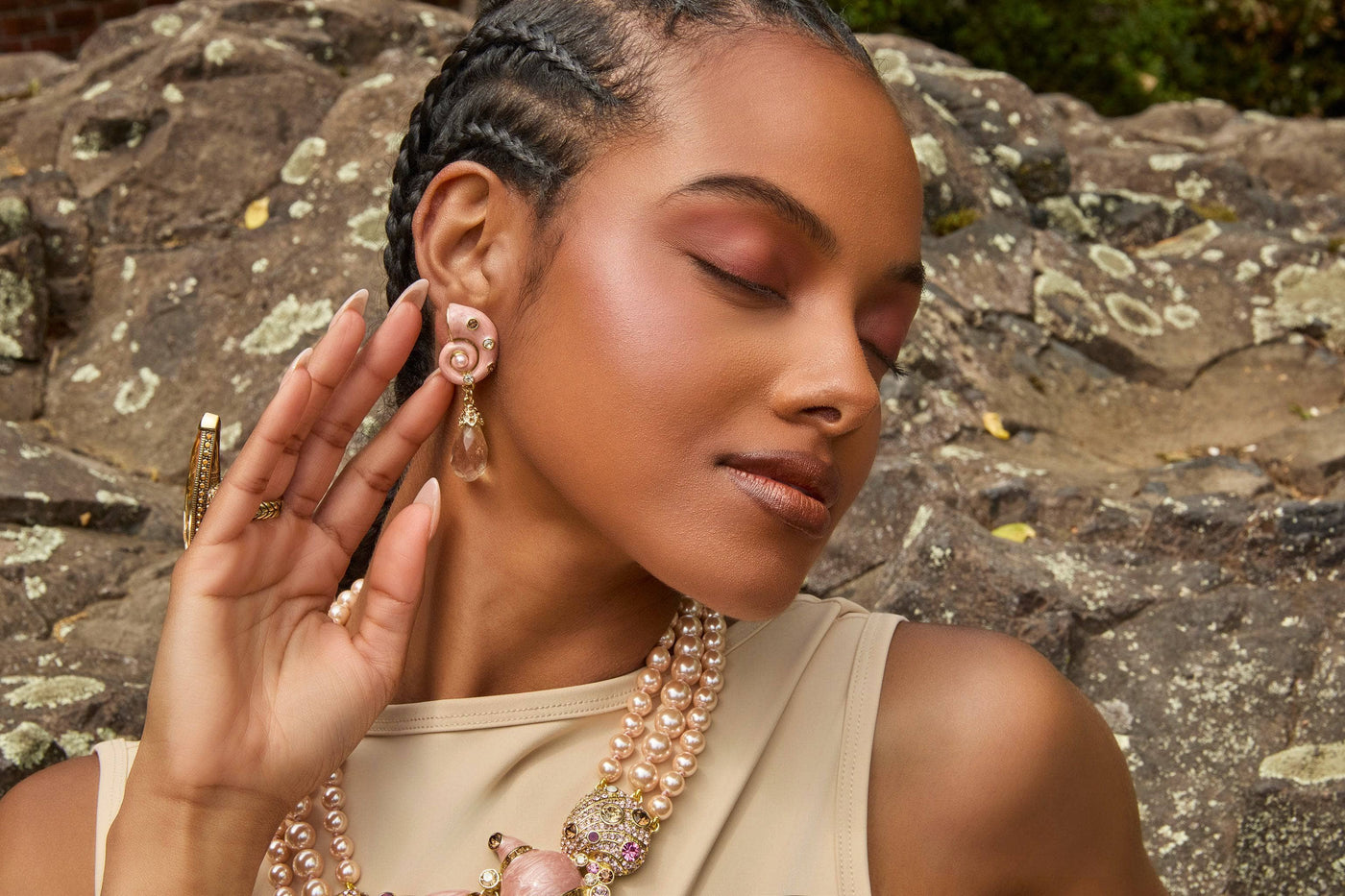 HEIDI DAUS®"Shell-Tastic" Crystal Dangle Shell Earrings