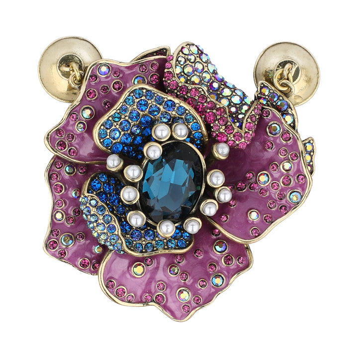 Heidi Daus® "Forever in Bloom: Anemone" Floral Magnetic Charm — view 4