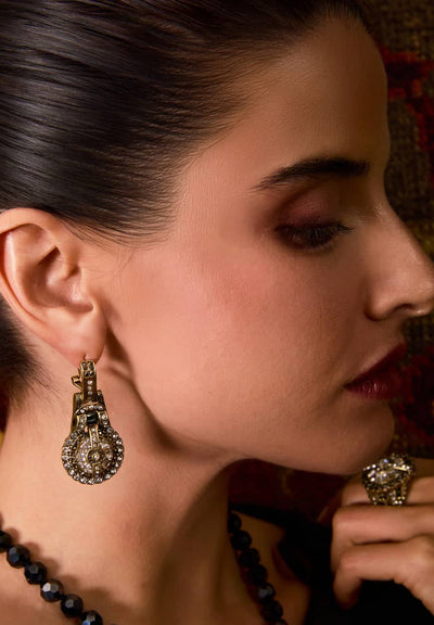 HEIDI DAUS® "Guilty Pleasure" Crystal Art Deco Earrings