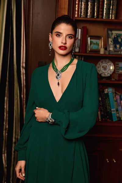 HEIDI DAUS®"From The Vault" Crystal Art Deco Ring