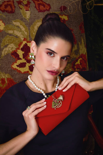 HEIDI DAUS® "Holiday Harmony" French Horn Crystal Pin/Brooch