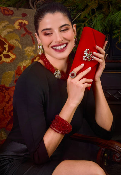 HEIDI DAUS® "Beaded Opulence" Multi-Strand Art Deco Choker Statement Necklace