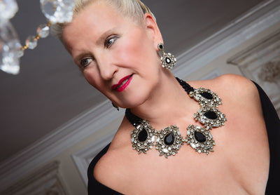 Heidi Daus®"Dazzling Decade" Beaded Crystal Deco Statement Necklace