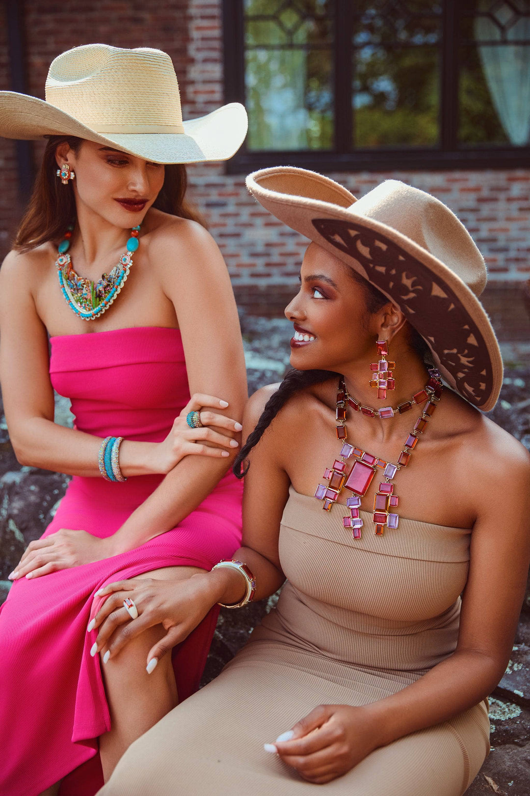 HEIDI DAUS®"Painted Desert" Crystal Art Deco Necklace HEIDI DAUS®
