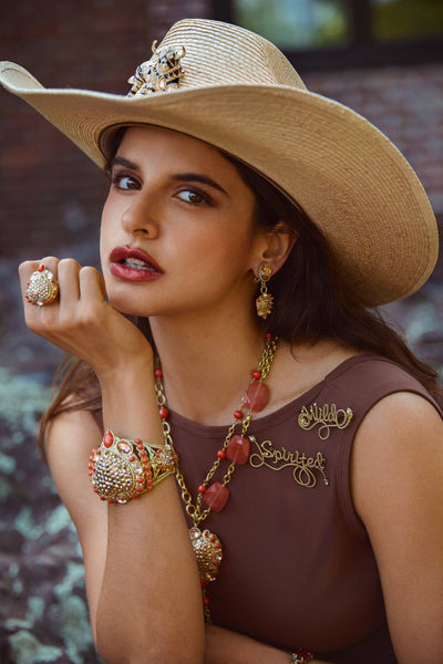 Heidi Daus®"Santa Fe" Beaded Crystal Heart Necklace