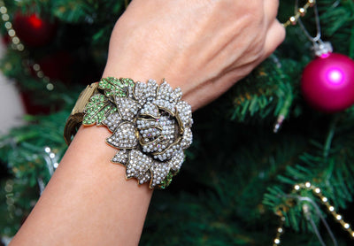 HEIDI DAUS®"Late Bloomer" Crystal Flower Bracelet
