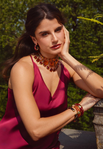 HEIDI DAUS®"The Perfect Wave" Enamel & Crystal Bracelet