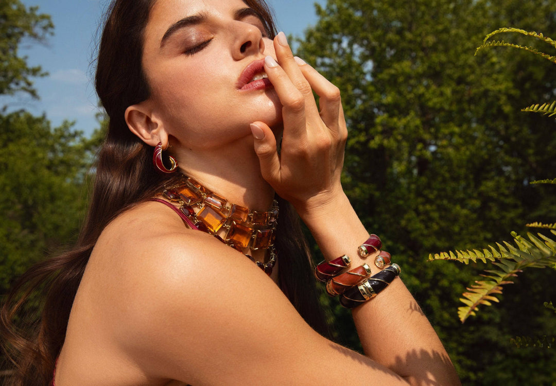 HEIDI DAUS®"The Perfect Wave" Enamel &amp; Crystal Bracelet HEIDI DAUS®