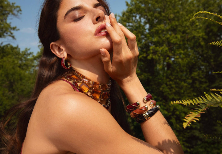 HEIDI DAUS®"The Perfect Wave" Enamel &amp; Crystal Bracelet HEIDI DAUS®