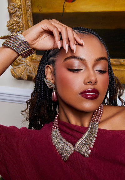 HEIDI DAUS®"Heidi's Angels" Crystal Angel Wings Cuff Bracelet