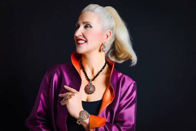 HEIDI DAUS® "Guilty Pleasure" Crystal Art Deco Statement Bracelet