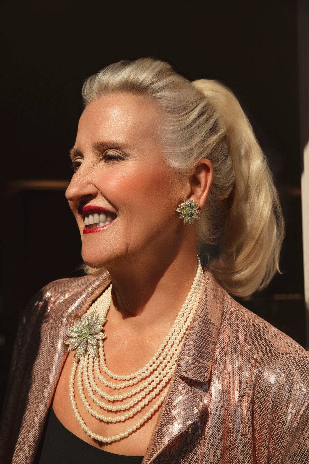 HEIDI DAUS®"Holiday Wishes" Floral Holiday Necklace