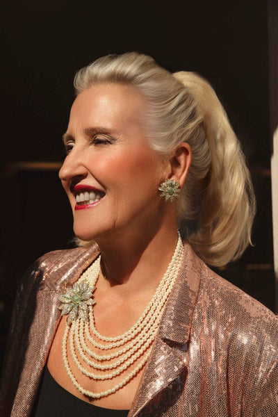 HEIDI DAUS®"Holiday Wishes" Floral Holiday Necklace