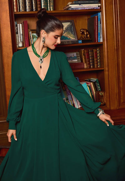 HEIDI DAUS®"From The Vault" Beaded Crystal Art Deco Necklace