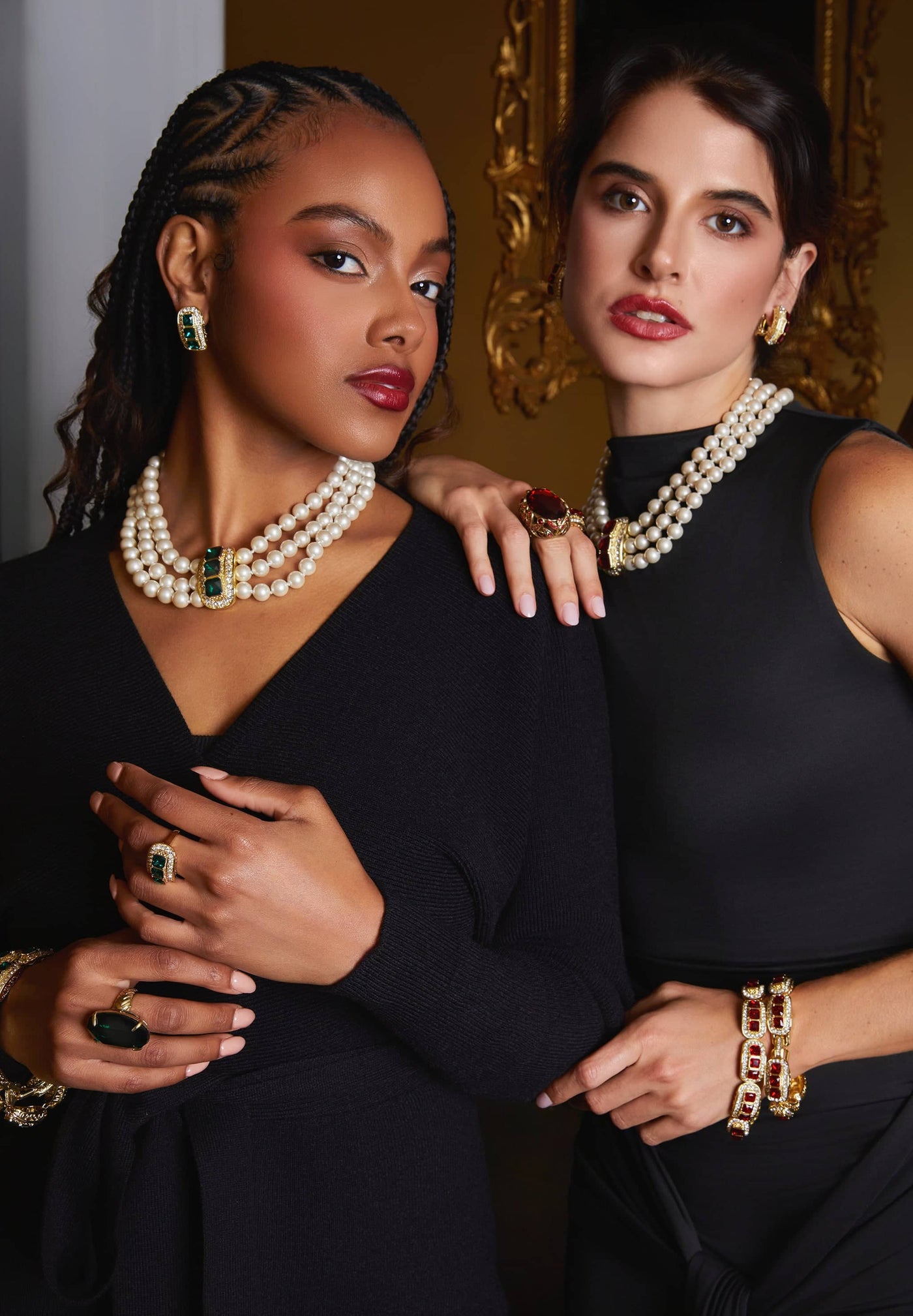 HEIDI DAUS®"Posh Classic" Beaded Crystal Art Deco Necklace