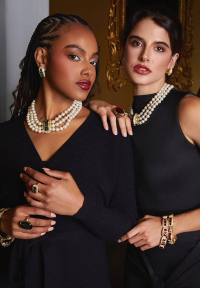 HEIDI DAUS®"Posh Classic" Beaded Crystal Art Deco Necklace