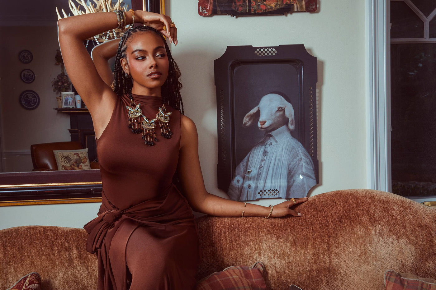 HEIDI DAUS® "It’s Owl Or Nothing" Crystal Owl Statement Necklace