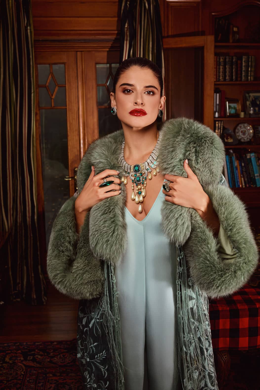 HEIDI DAUS®"Lavish Luxor" Art Deco Statement Necklace