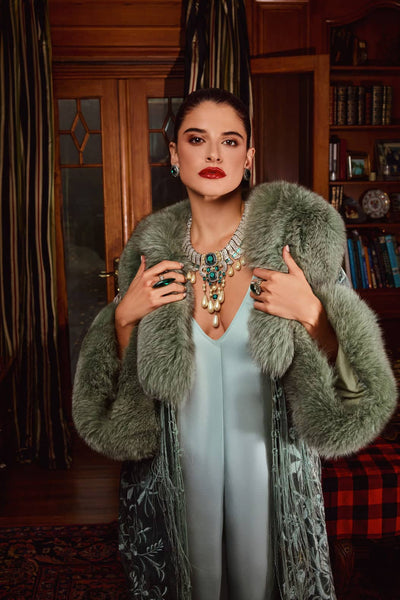 HEIDI DAUS®"Lavish Luxor" Art Deco Statement Necklace