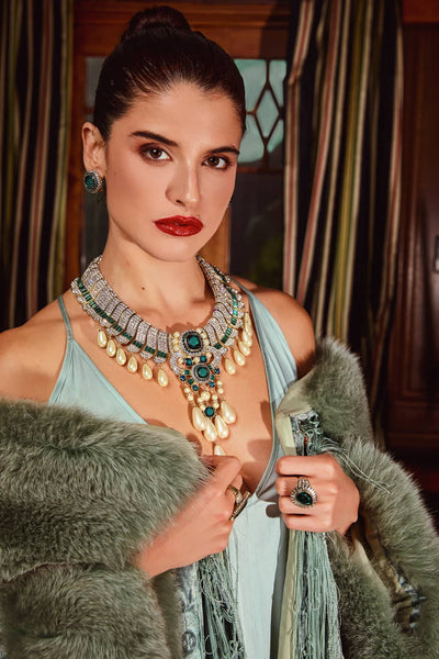 HEIDI DAUS®"Lavish Luxor" Art Deco Statement Necklace