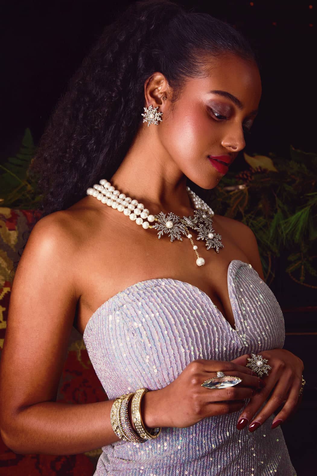 HEIDI DAUS® "Winter Wonderland" Crystal Snowflake Ring