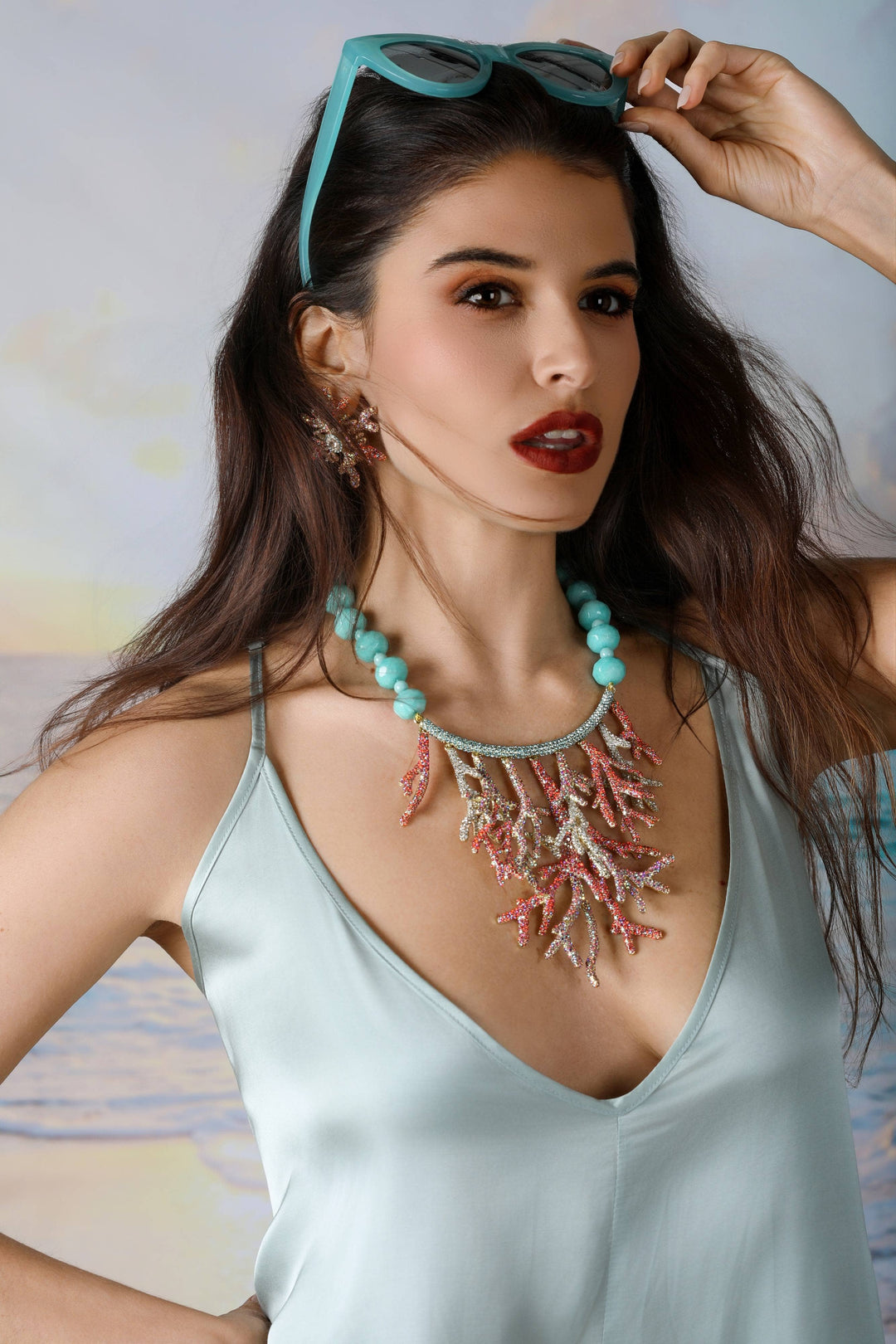 完売品　sassy イヤリング　Cascade HEIDI DAUS® 