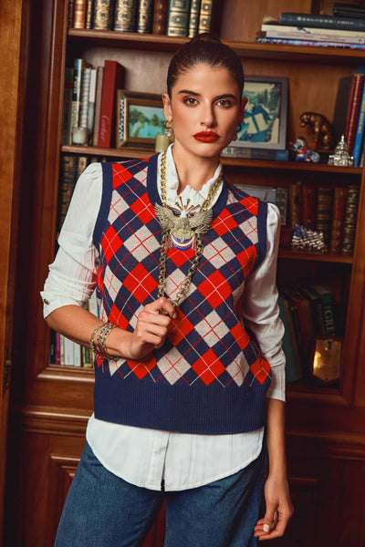 HEIDI DAUS®"Freedom Reigns" Crystal & Enamel Patriotic Eagle Pin