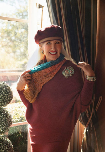 HEIDI DAUS®"Trixie Turkey" Crystal Turkey Pin/Brooch