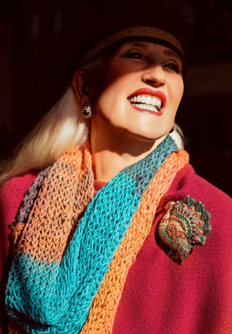 HEIDI DAUS®"Trixie Turkey" Crystal Turkey Pin/Brooch