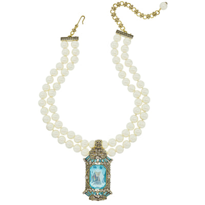 HEIDI DAUS®"Crystal Hue Persuasion" Beaded Crystal Deco Necklace