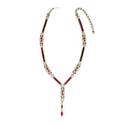 HEIDI DAUS® "It's A Fine Line" Art Deco Convertible Necklace